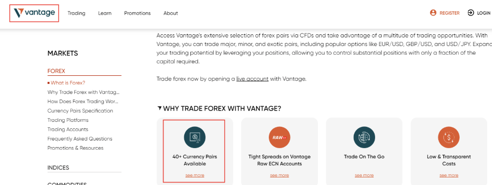 обзор Vantage FX
