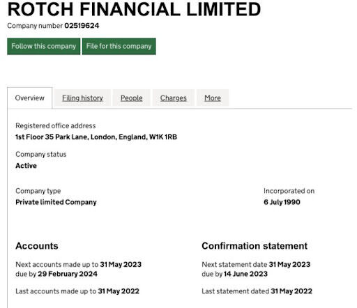Rotch Financial Limited