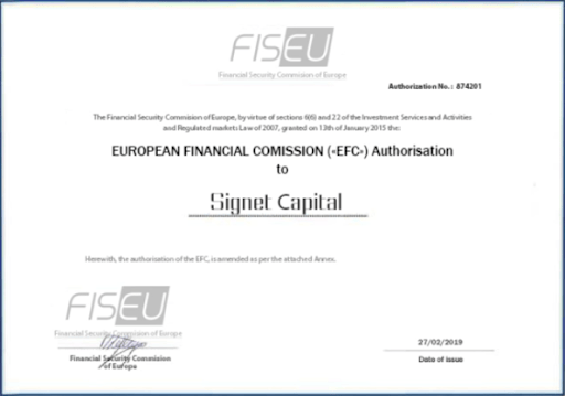 Signet Capital Обзор и Отзывы