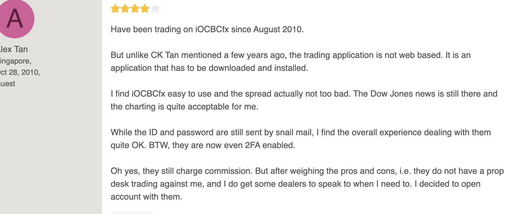 отзывы о OCBC Securities