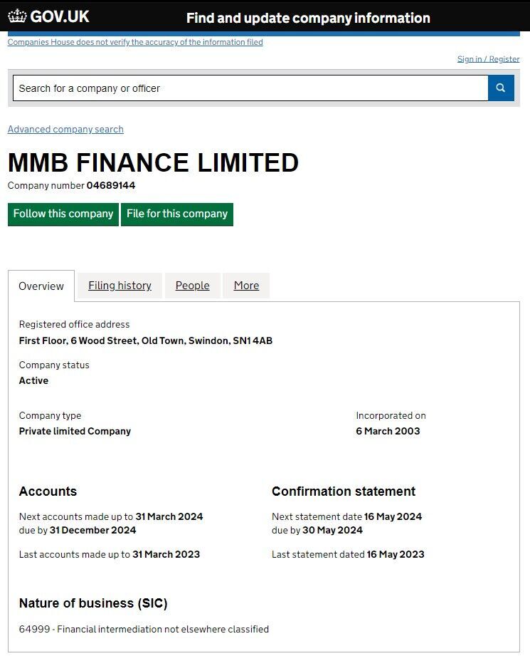 MMB Finance регулирования