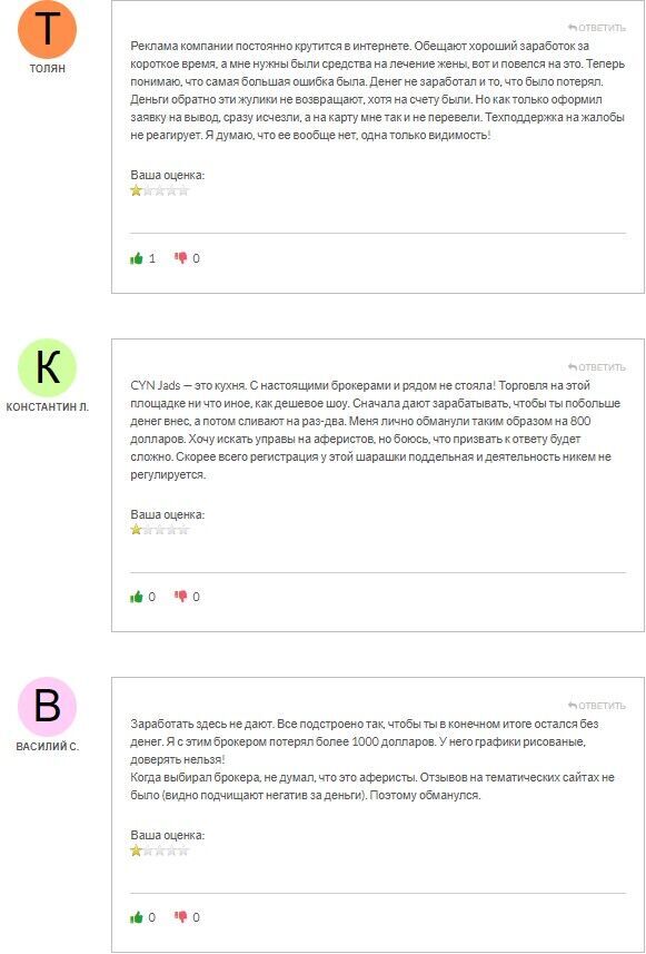 CYN Jads отзывы