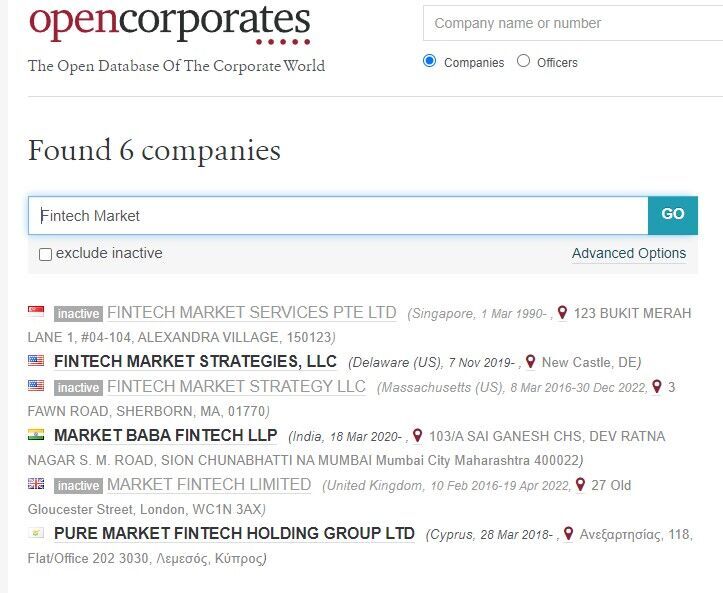 Fintech Market регистрация