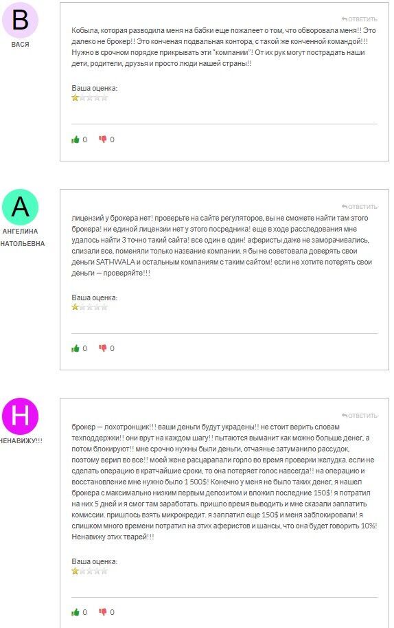 Сатхвала отзывы