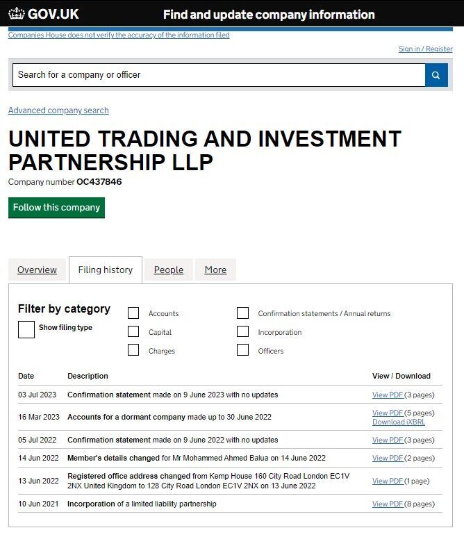 UNITED TRADING регистрация