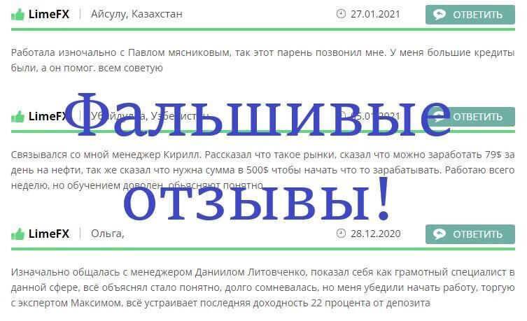 LimeFX отзывы