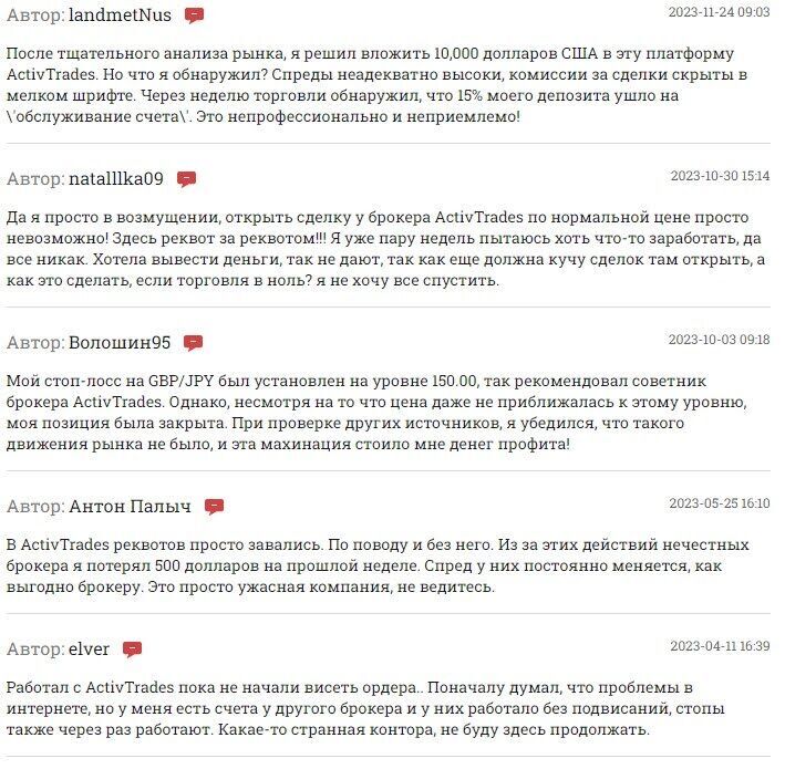 АктивТрейдс скам