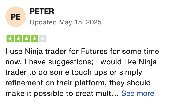 NinjaTrader отзывы