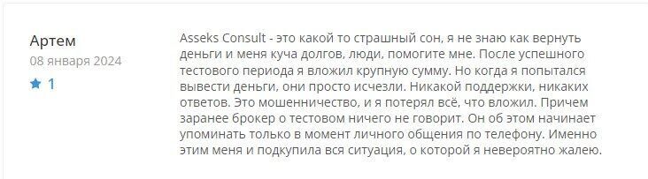Asseks Consult отзывы