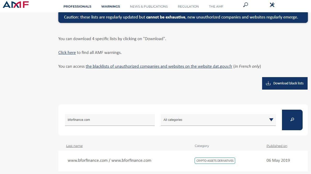 BForFinance мошенник