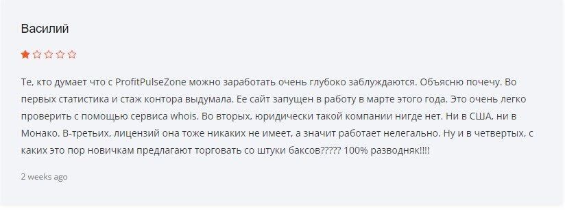 Profit Pulse Zone отзывы