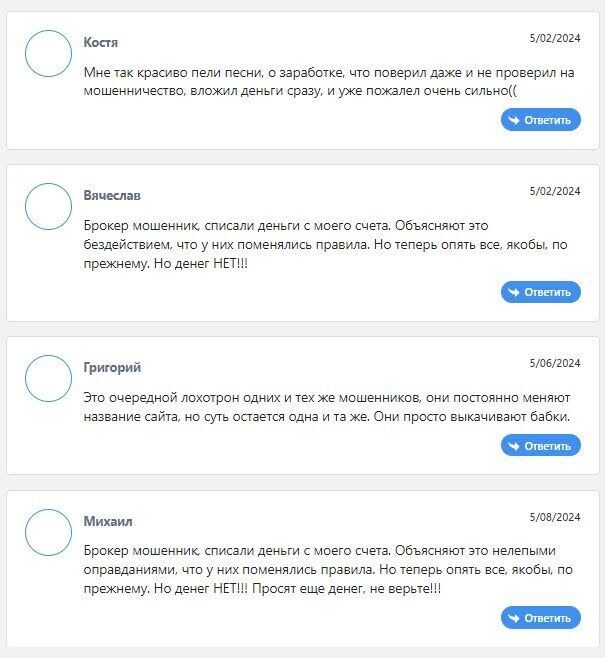 Жалобы на Alpha Limited