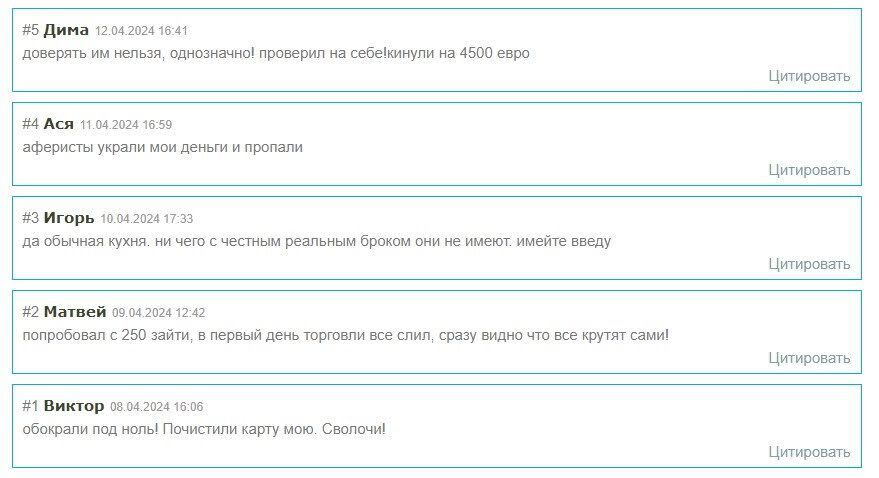 TRX Global жалобы трейдеров