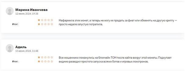 Ponke Ton жалобы инвесторов
