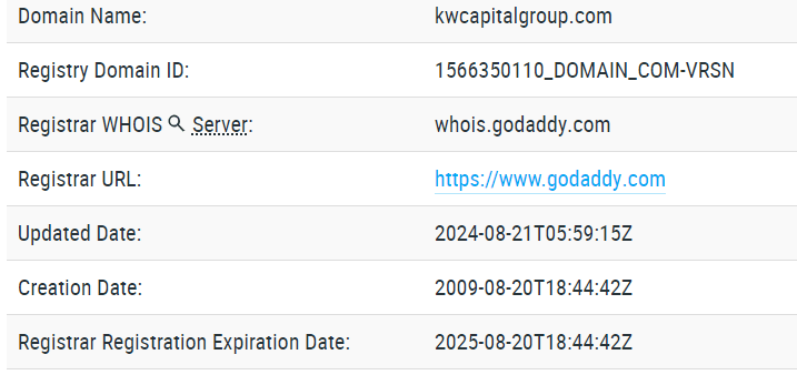 KW Capital Group развод