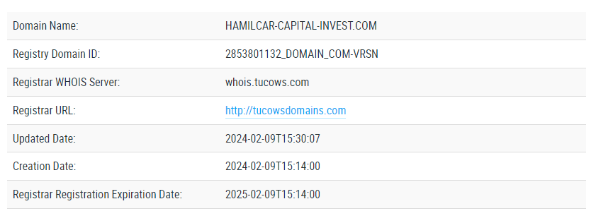 Hamilcar Capital обман
