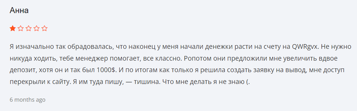 QWRgvx отзывы