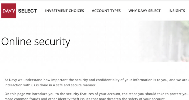 Davy Select обзор