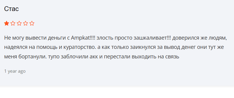 Ampkat негативное мнение