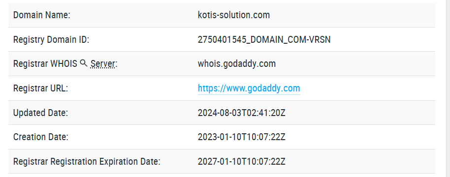 Kotis Solution обман