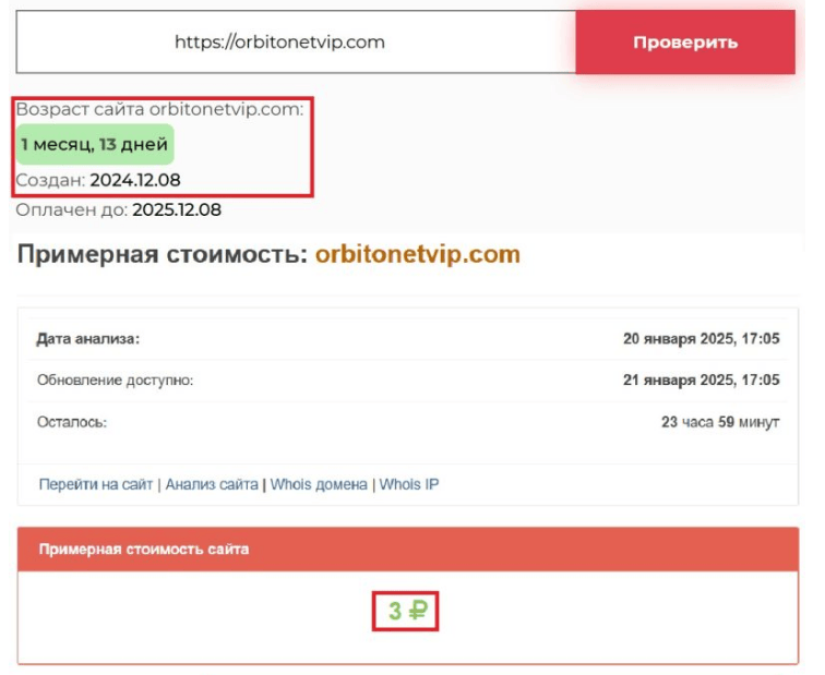 Orbitonetvip разоблачение