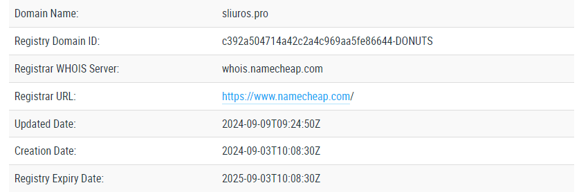 Sliuros обман