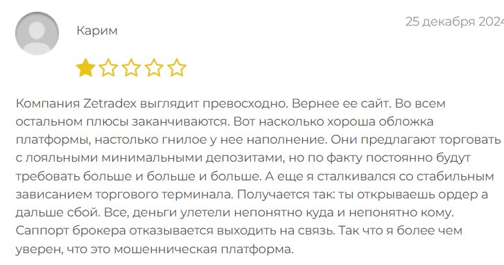 Zetradex жалоба
