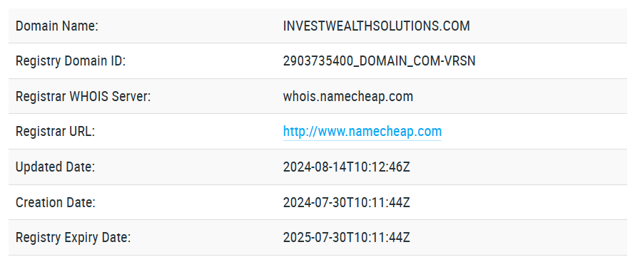 Wealth Solutions Limited обман