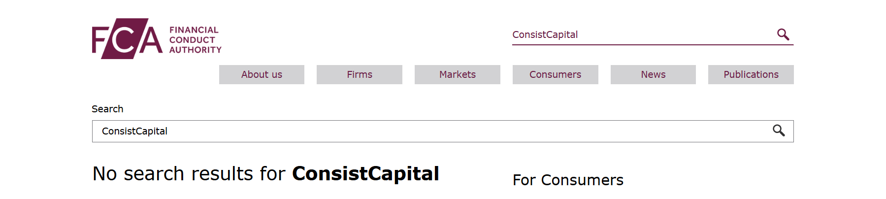 Consist Capital мошенники
