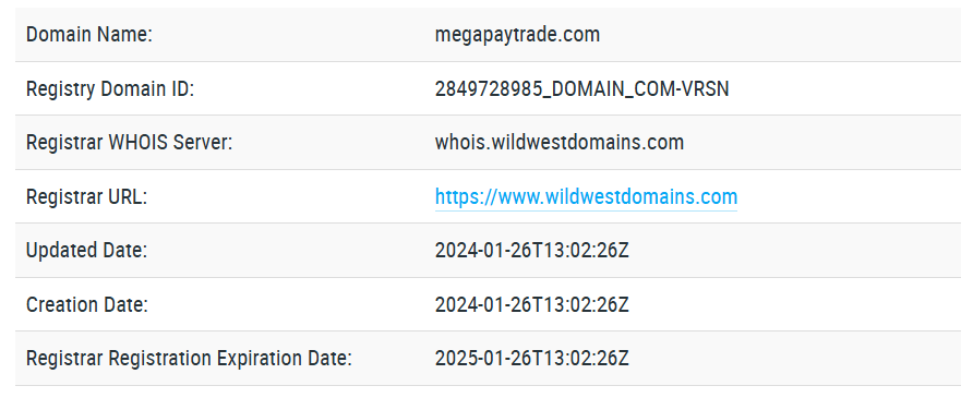 Mega Pay Trade обман