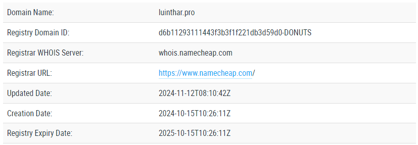 Luinthar обман