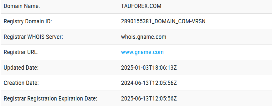 TAU Limited обман