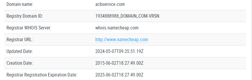 ACB Service Asset Capital Business обман