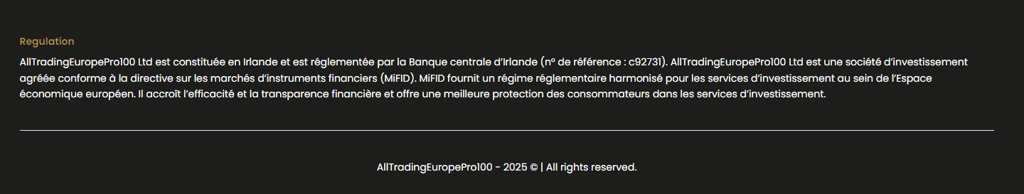 AllTadingEuropePro100 разоблачение