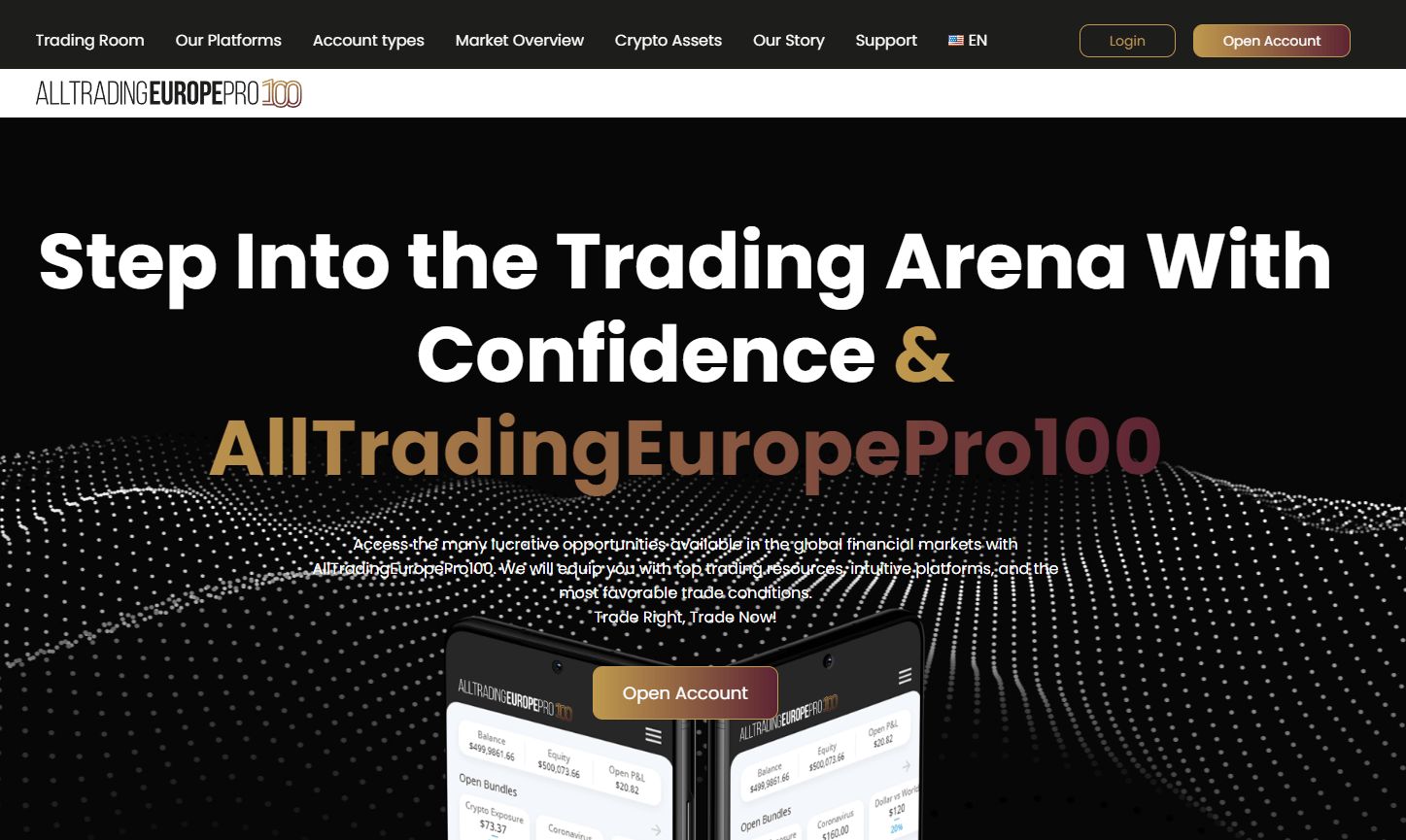 AllTadingEuropePro100 обзор компании