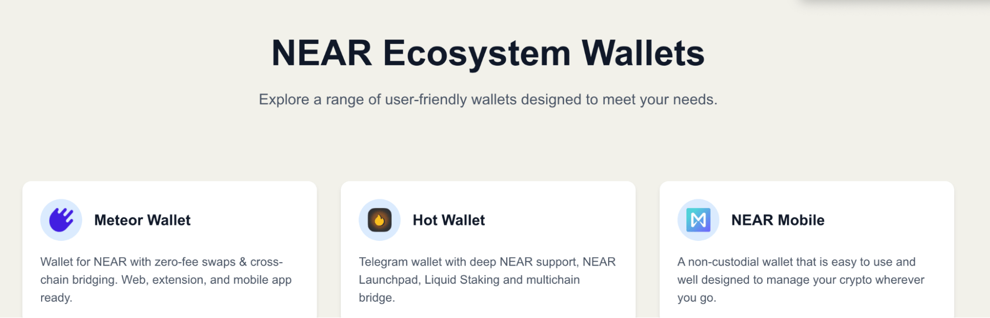 обзор Near Wallet