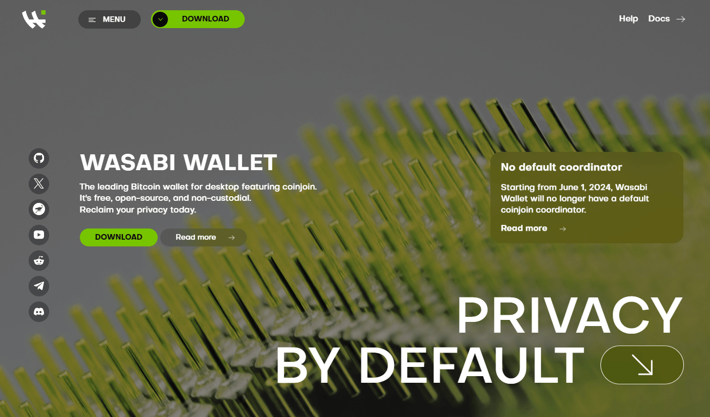 Wasabi Wallet развод