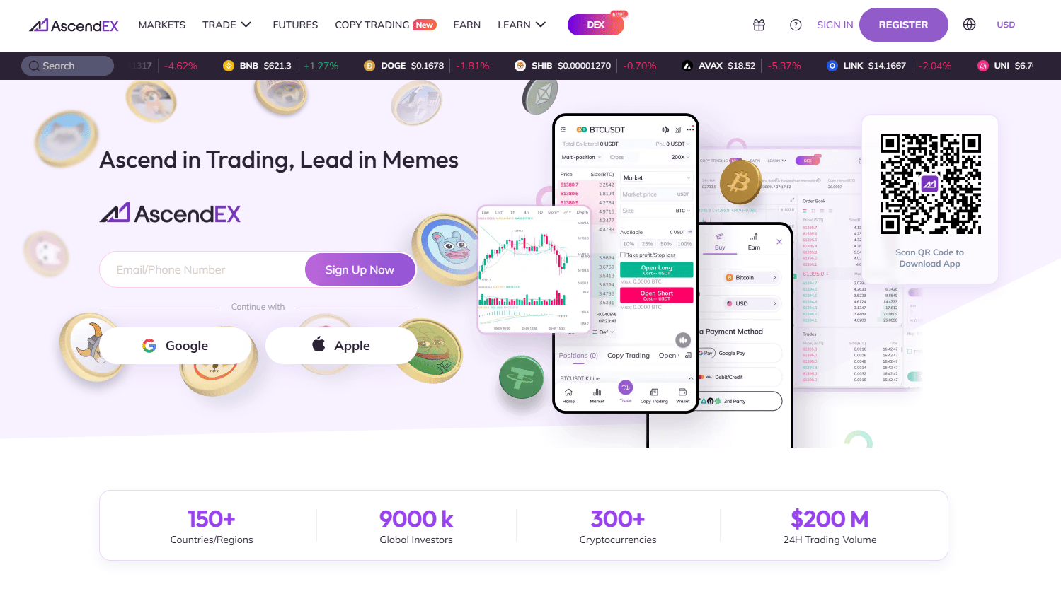 AscendEX развод