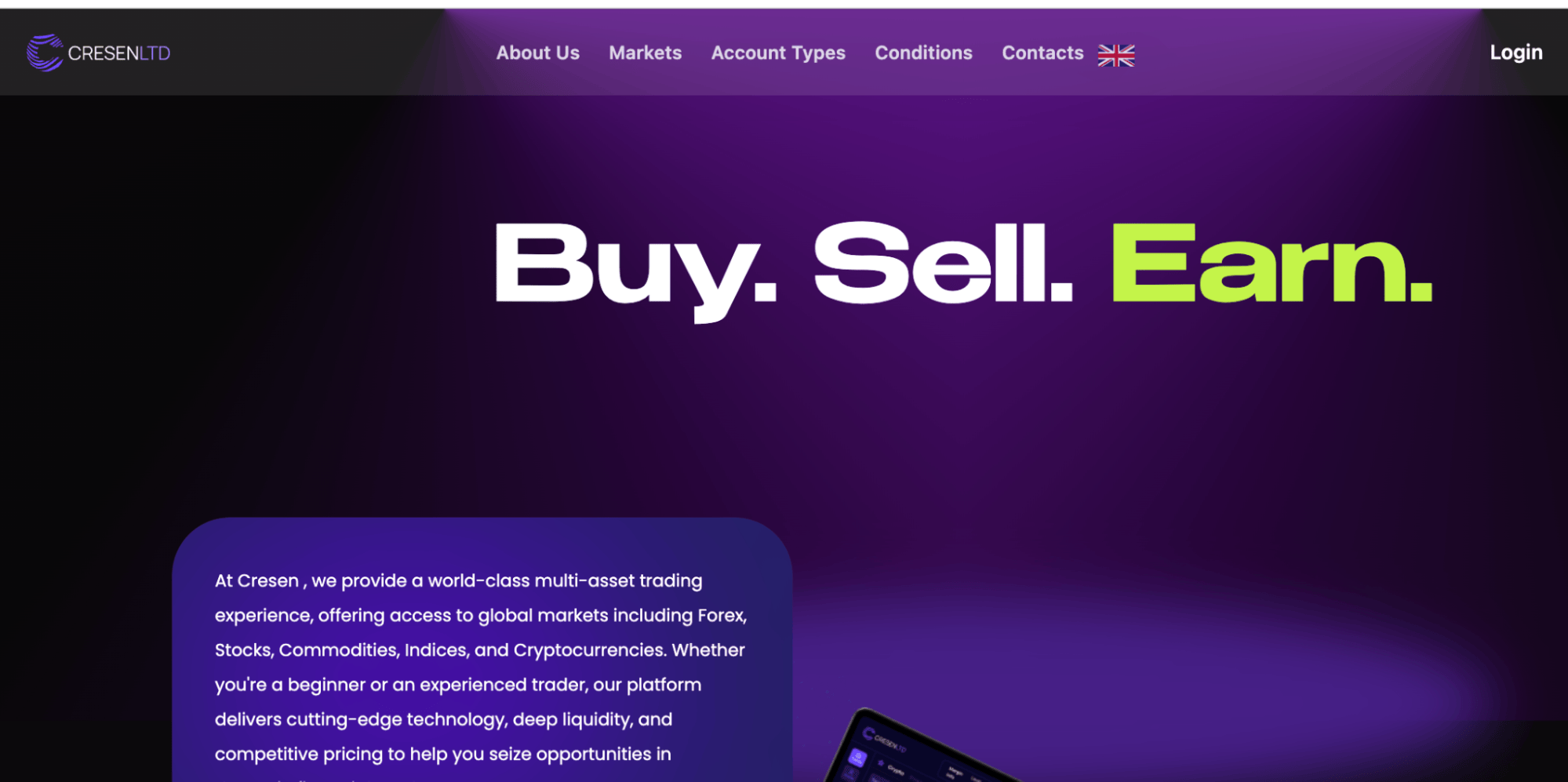 Cresen Limited сайт