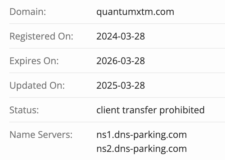 QuantumXTM домен