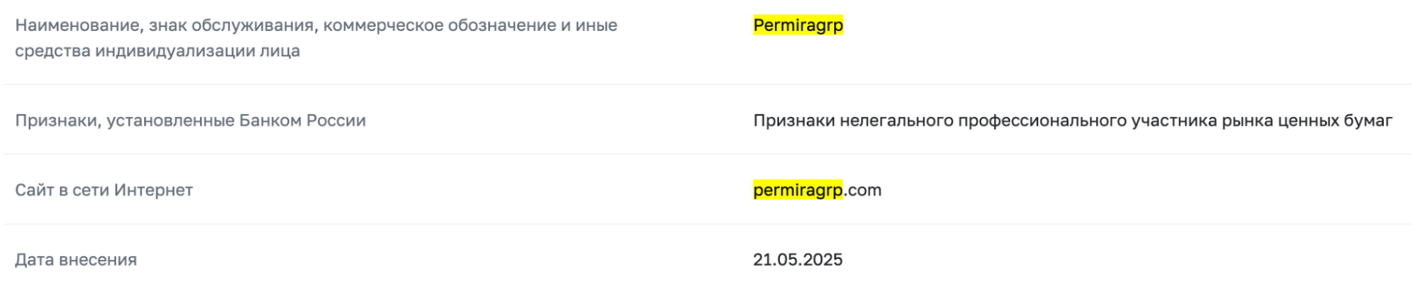 Permiragrp скам