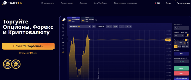 обзор брокера TradeUp