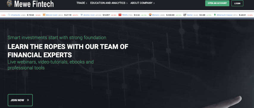 обзор брокера Mewe Fintech
