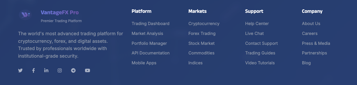 информация VantageFX Pro