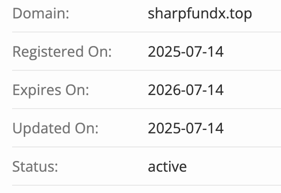домен Sharpfundx