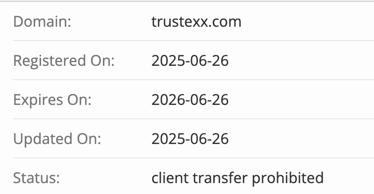 домен TrustexFX 