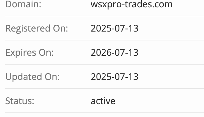 Wealth Standard Xchange Trades домен