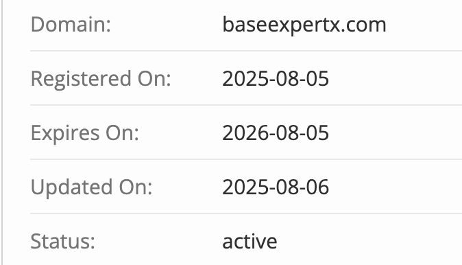 домен Base ExpertX