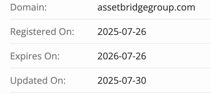 домен AssetBridge