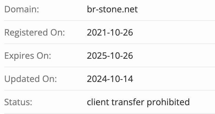 домен Barclay Stone Ltd 